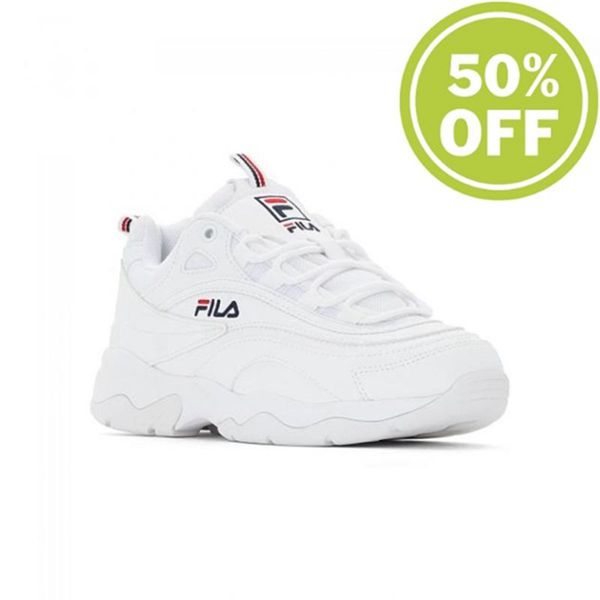 Fila Ray Low Wmn Women's Sneakers - White,NZ 803-23068